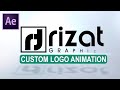 How I made my Custom Logo animation in Adobe After Effects | Custom Logo Animation Tutorial