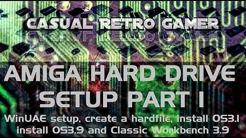Amiga Hard Drive Setup Part 1
