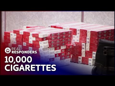 AIRLINE WORKER CAUGHT WITH 10,000 CIGARETTES | CUSTOMS | REAL RESPONDERS