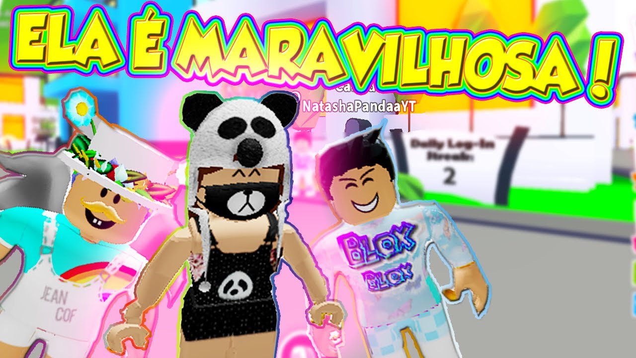 SUPER ENCONTRO COM NATASHA PANDA E JEANCOF! - PARTE 1 (Roblox) 