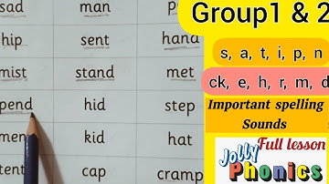 jolly phonics group 1 blending. jolly phonics group 2 blending