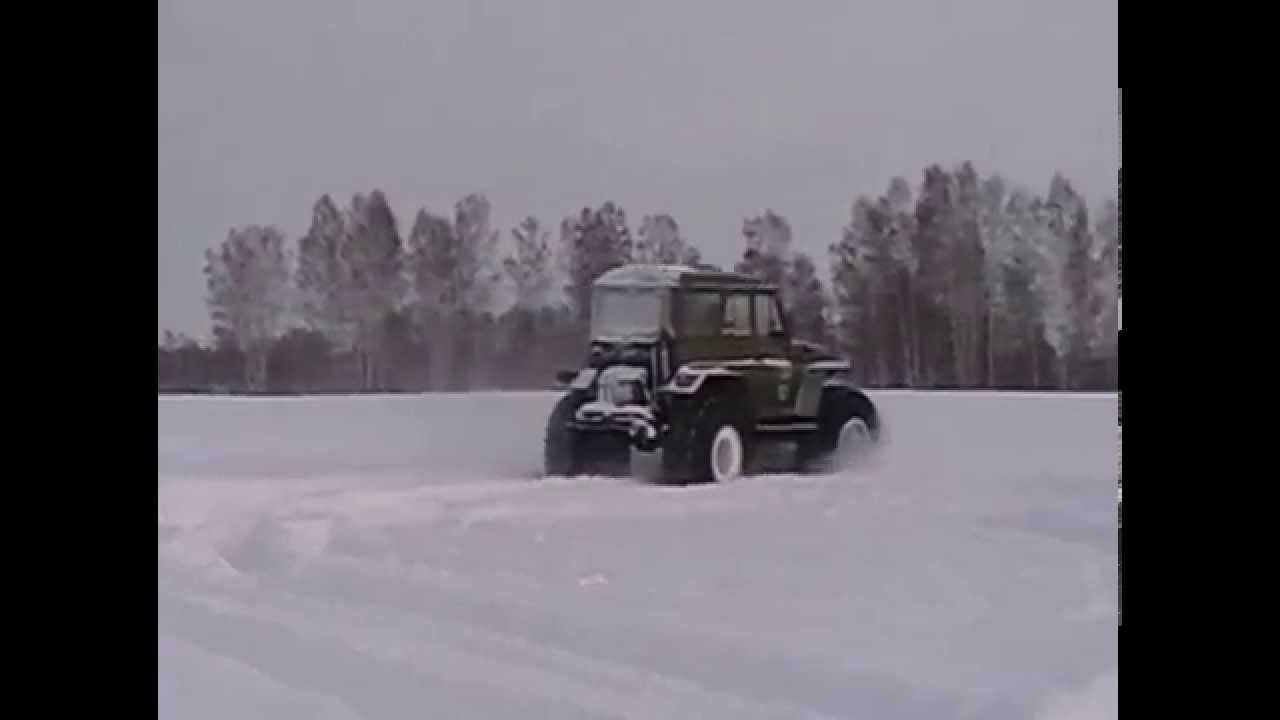(Вездеход) Трэкол УАЗ Новосибирск 2014 г. - YouTube