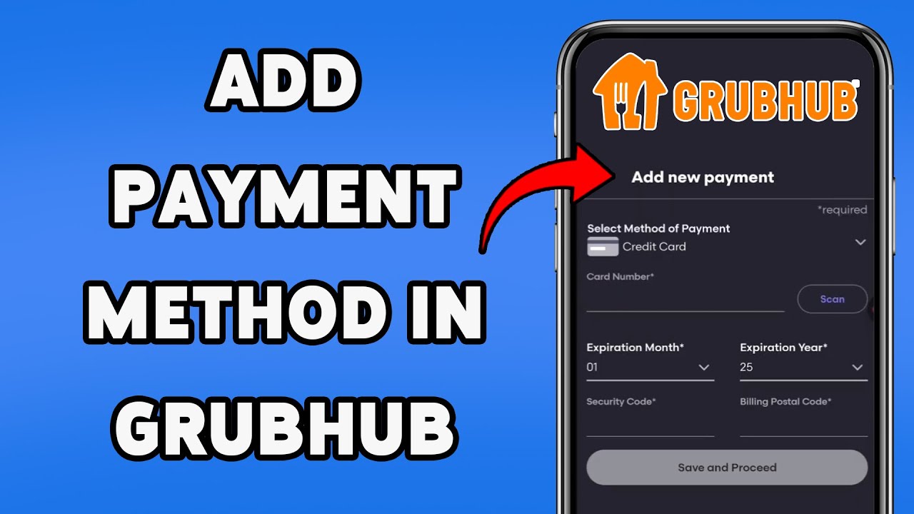 How To Add Payment Method In GrubHub | Update Payment Info On GrubHub 2025