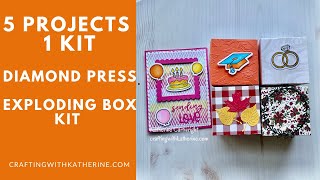 5 Projects - 1 Kit Diamond Press Exploding Box Kit