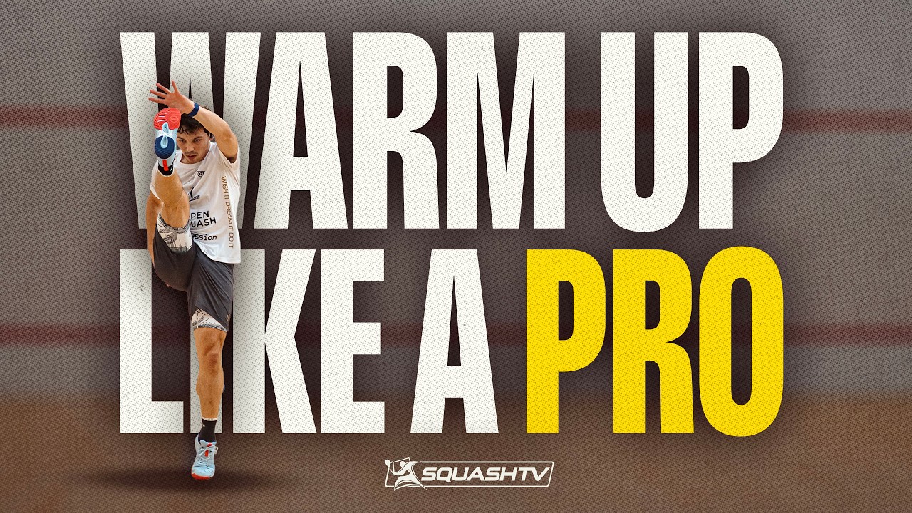 Как разминаться, как профессиональный игрок в сквош 💪