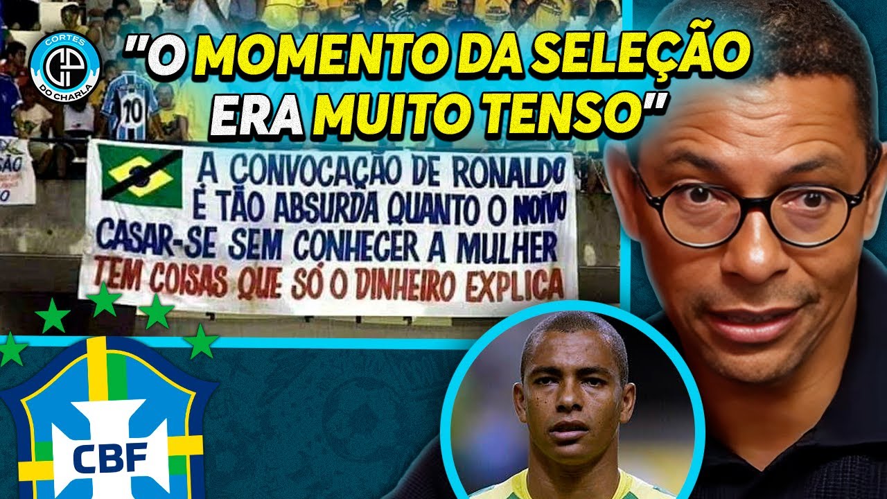 TORCIDA DETONANDO RONALDO FENÔMENO ANTES DA COPA DE 2002