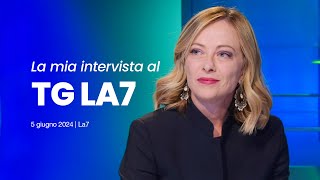 La mia intervista al Tg La7 | 5 giugno 2024