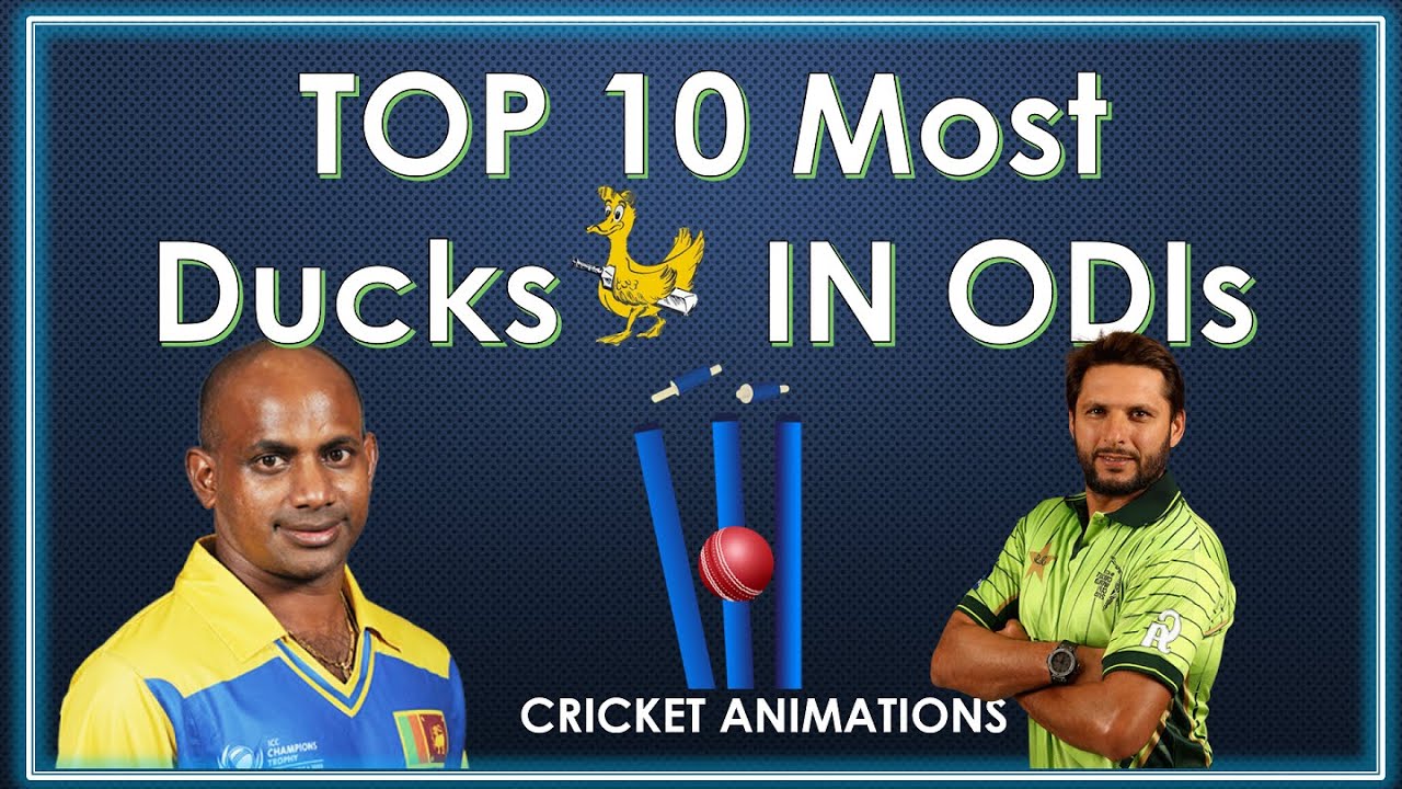 most ducks in odi cricket | most ducks in odi cricket history | Top 10 ...