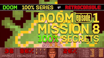 Doom 1 - Episode 1, Mission 8 - Secrets 100% [MS-DOS, 1993]