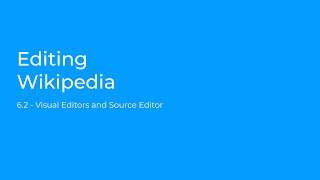 Introducing Wikipedia - Editing