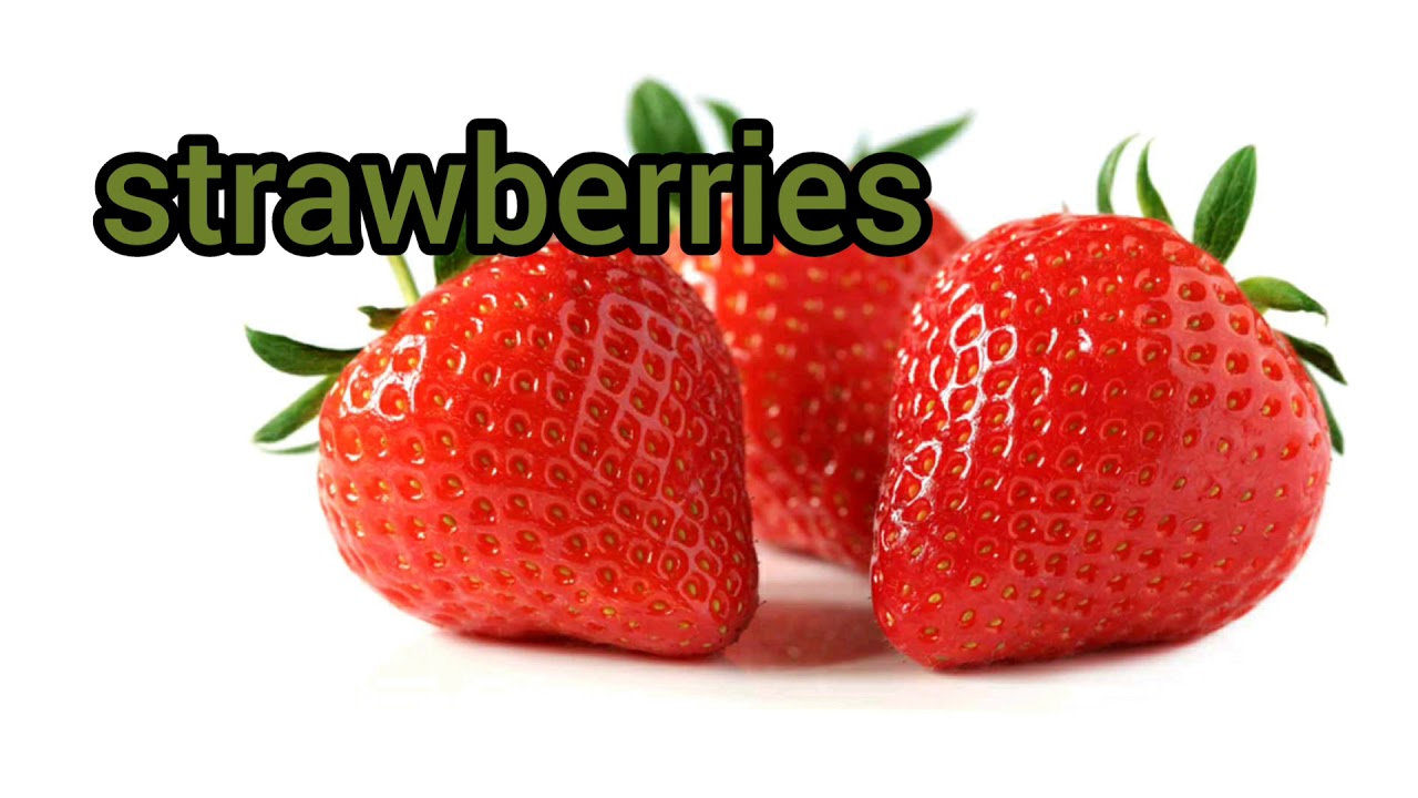 How to Pronounce Strawberries in American English YouTube
