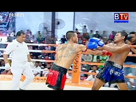 khmer Boxing-Bayon Boxing-Vong Noy VS Lao Sinath -22-Nov- 2015-Round 05