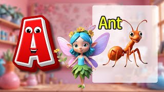 A is for Ant, ABC Phonics Song - Toddler Learning Songs, Nursery Rhymes, Alphabet Song for kids R17