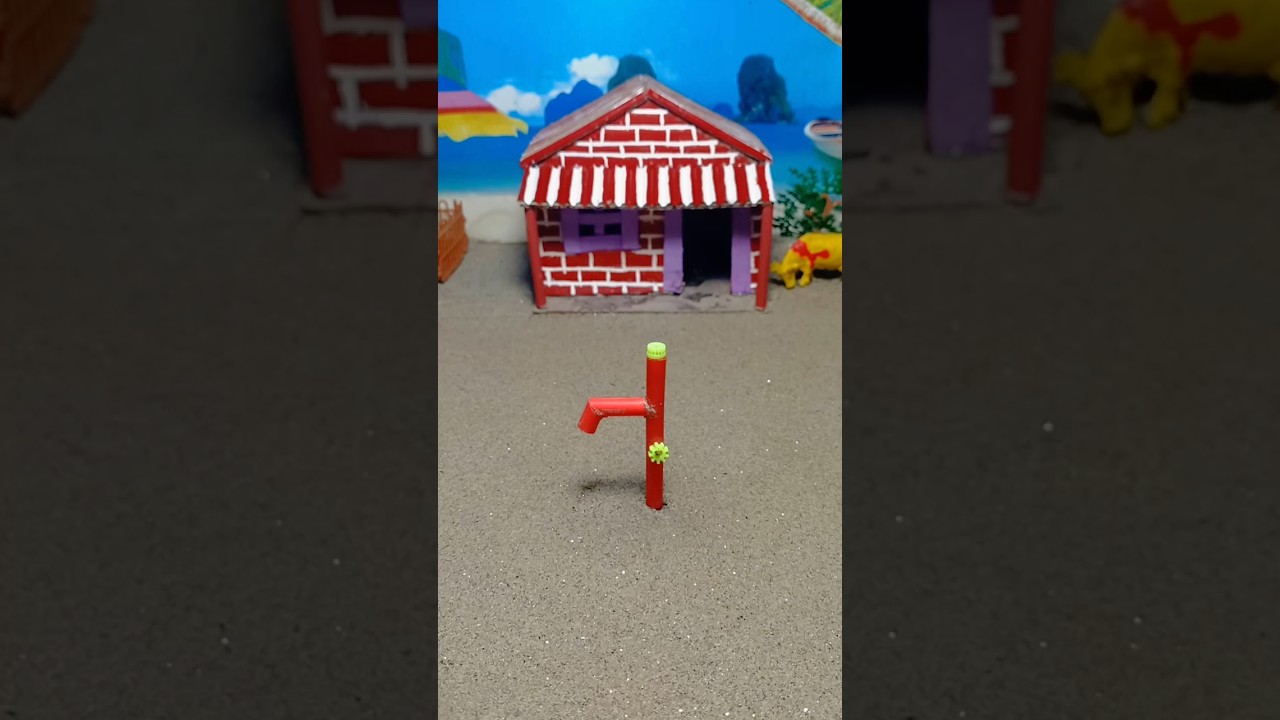 DIY mini tractor water hand pump ideas science project 