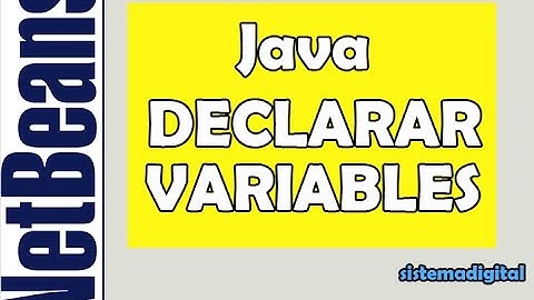 cómo declarar VARIABLES en JAVA || Introducción a la PROGRAMACIÓN en JAVA