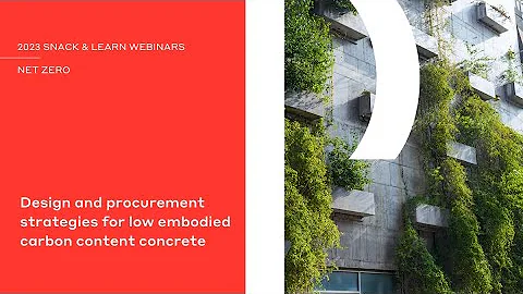 Design and Procurement Strategies for Low Embodied Carbon Content Concrete