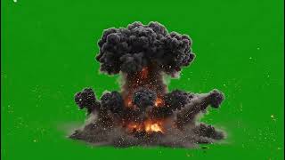 Intense Bomb Green Screen FX Overlay – Explosive Visual Effects screenshot 5