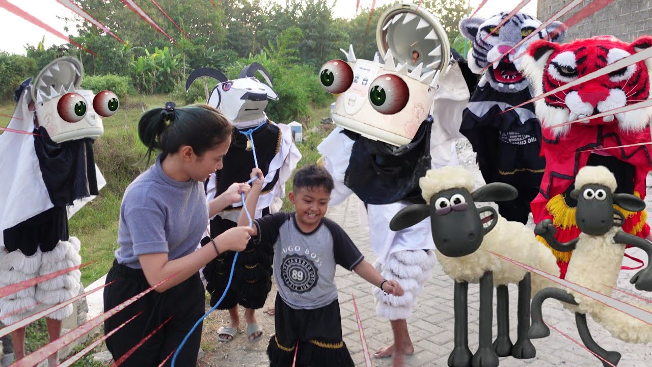 VICHO JUALAN KAMBING KURBAN DI KEJAR - KEJAR BARONGAN MEJIKOM SERAM