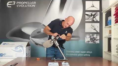 Setting the pitch of an EWOL Propeller