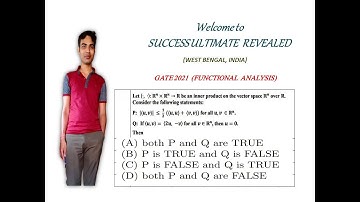 GATE-2021 || MATHEMATICS || FUNCTIONAL ANALYSIS || NET || TIFR || NBHM || ....