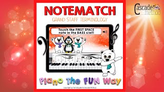 NoteMatch Grand Staff Terminology Line Notes and Space Notes aka NoteMatch Game 1