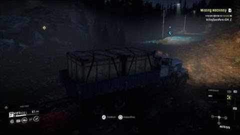 SnowRunner deleted cargo restored. lots of crane work.