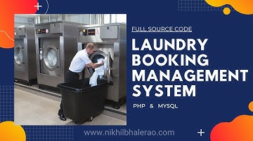 Laundry booking management system in php with source code | Laundry Management System project