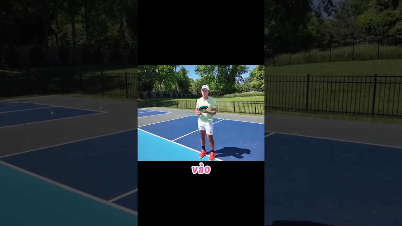 Bí quyết làm chủ cú đánh Dink Bán Volley trái tay trong Pickleball - Hướng Dẫn Chi Tiết Từ Ben Johns