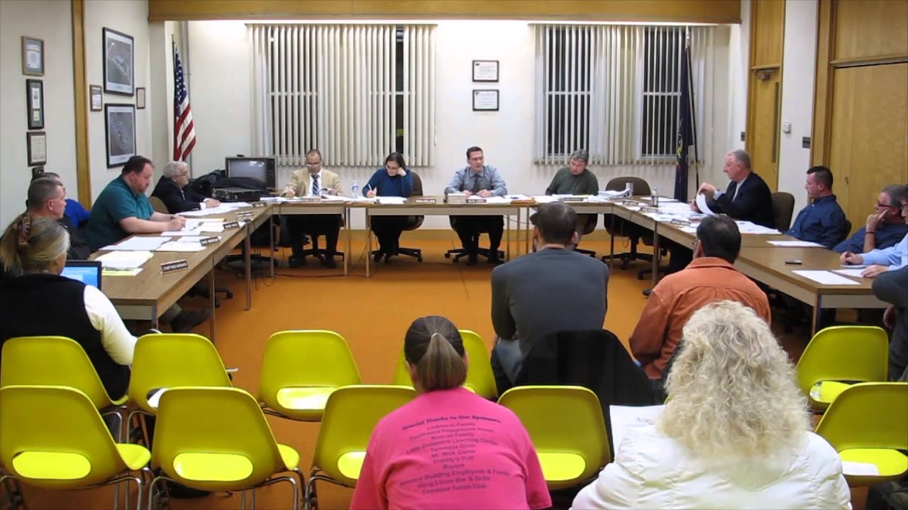 Tamaqua Borough Council Meeting, Borough Hall, Tamaqua, 1212014