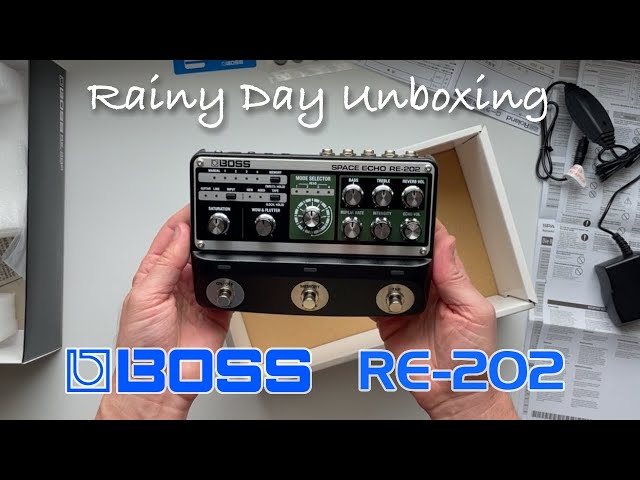 Rainy Day Unboxing: Boss RE-202 Space Echo - YouTube