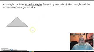 lesson 4 - 2 Triangle Angle Sum theorem