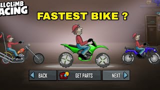 Hill Climb Racing : MOTOCROSS vs CHOPPER vs QUAD BIKE - FASTEST BIKE COMPARISON screenshot 3