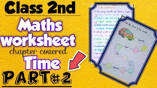 Class 2 Maths worksheet based on chapter Time includes questions on Calendar | class 2 time