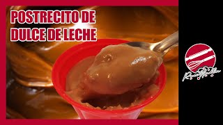 😱 POSTRECITO DE DULCE DE LECHE | tipo Serenito o Danette | 🌈 Recetas INFANTILES ⭐️