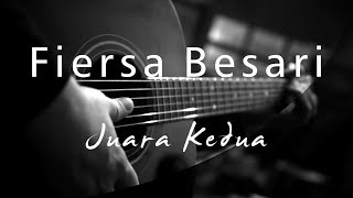 Fiersa Besari - Juara Kedua ( Acoustic Karaoke ) chords