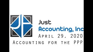 Accounting for the Payment Protection Plan (PPP) 2020 Money