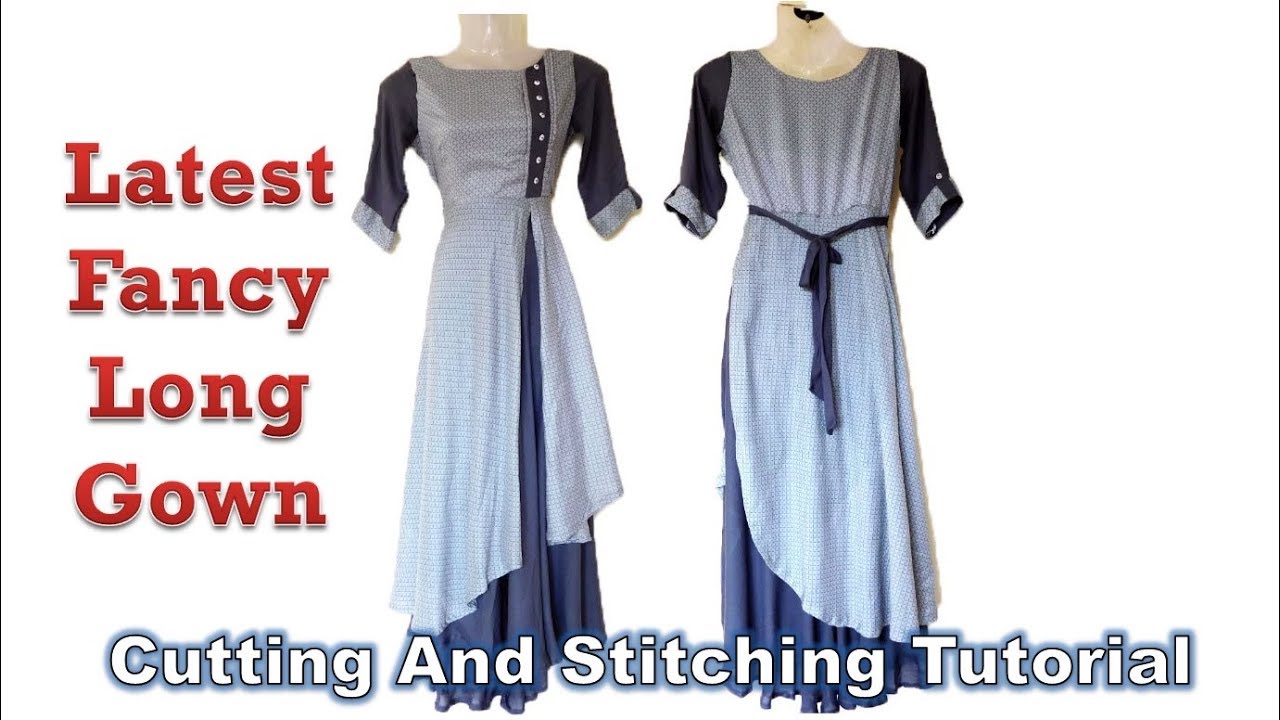 How to Stitch a Designer Long Frock for Your Child: Pattern-Cutting -  FeltMagnet