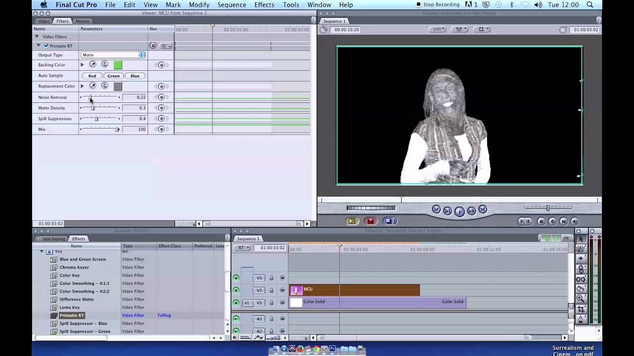 Colour keying - YouTube