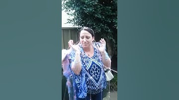 Mum gets sprayed with Silly String for her bday