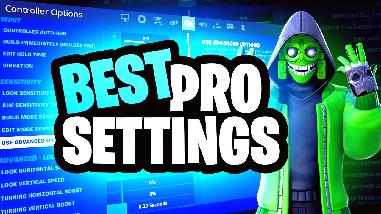Best Fortnite Controller Settings! Pro Player Settings! (Fortnite Best Sensitivity Xbox/PS4)