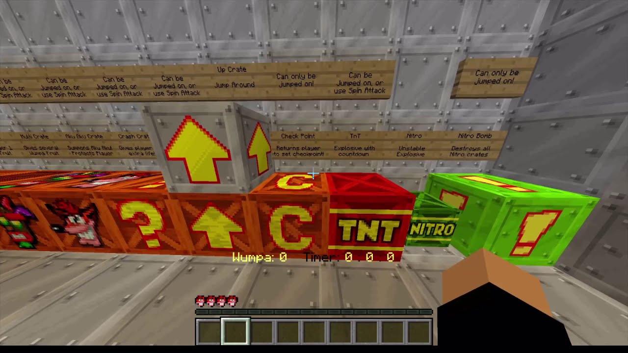 Crash Bandicoot; The Lost World Demo ~ A Minecraft Custom Map Base On A Game