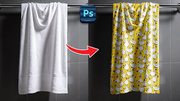 Adobe Photoshop tutorial   How to create towel mockup
