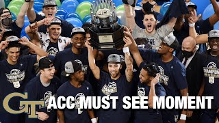Georgia Tech Celebrates Acc Championship Win Acc Must See Moment