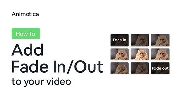 How to Easily Fade In & Fade Out to Your Video (Fade to Black & White) [Animotica]