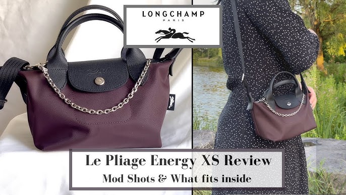 Longchamp Le Pliage XS and Le Pliage XS Cuir Bag Review — Fairly Curated