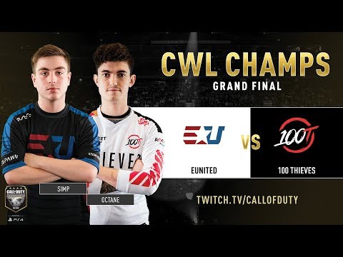 eUnited vs 100 Thieves | CWL Champs 2019 | Day 5