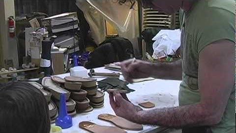 Part 7   FATHER AND SON, SIX YEARS OLD, MAKING HIS OWN CUSTOM MADE COWBOY BOOT.