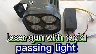 rapid passing light and blinker for auxiliary light's