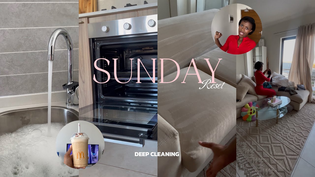 Sunday Reset || Deep Clean my apartment with me🫧🧽 - YouTube