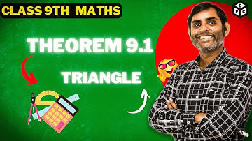 THEOREM 9.1| AREA OF PARALLELOGRAM AND TRIANGLE| CLASS 9 NCERT